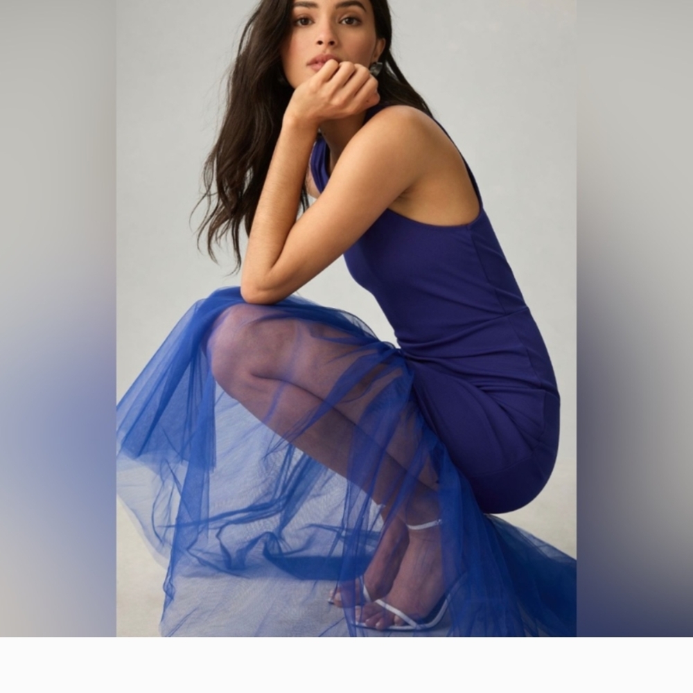 Maeve  High Low Tulle Dress - Picture 4 of 5